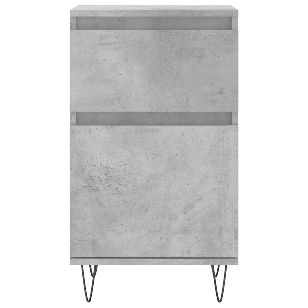 Komoda siva boja betona 40 x 35 x 70 cm od konstruiranog drva
