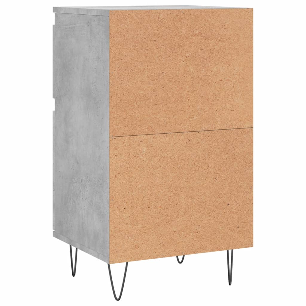 Komode 2 kom boja betona 40 x 35 x 70 cm od konstruiranog drva