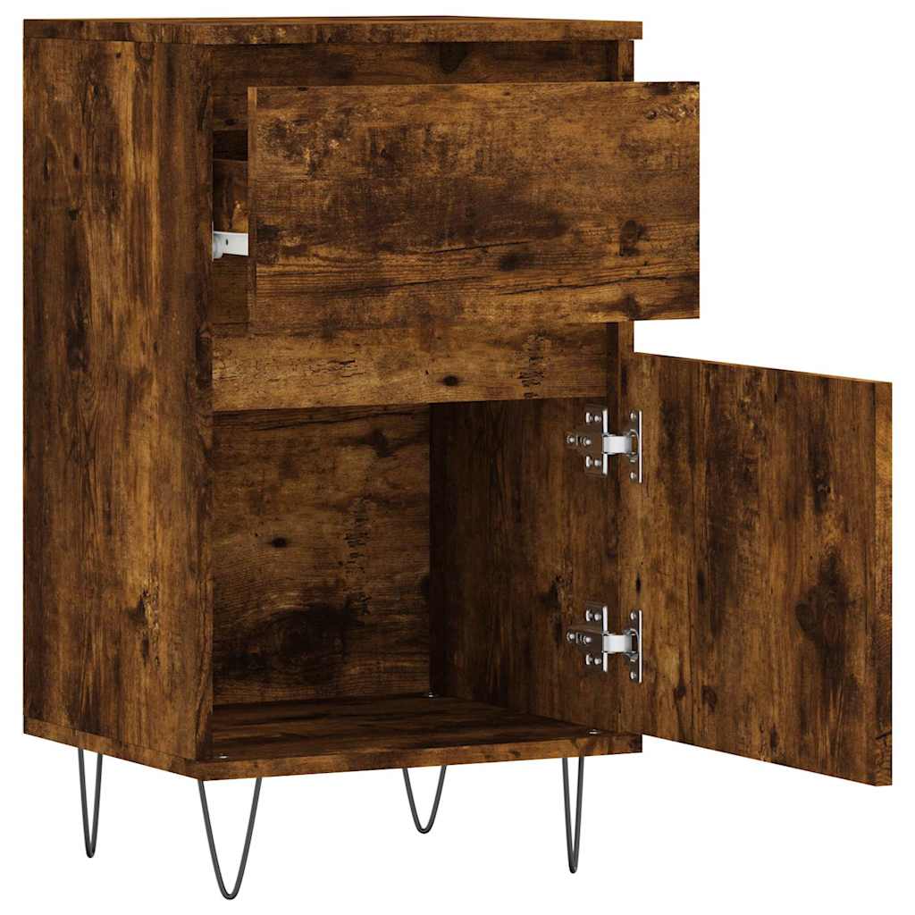 Komoda boja dimljenog hrasta 40 x 35 x 70 cm konstruirano drvo