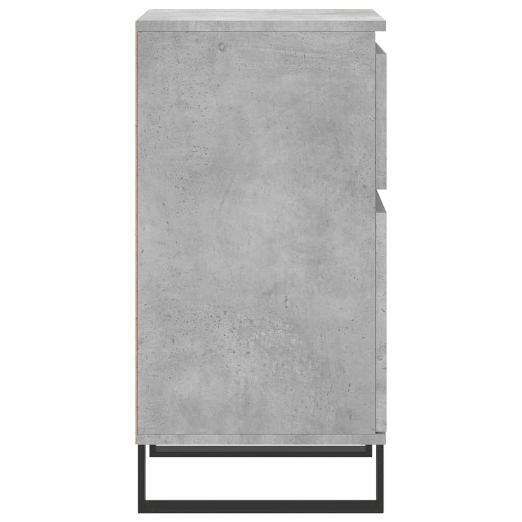 Komode 2 kom boja betona 40 x 35 x 70 cm od konstruiranog drva
