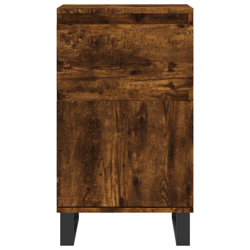 Komoda boja dimljenog hrasta 40 x 35 x 70 cm konstruirano drvo