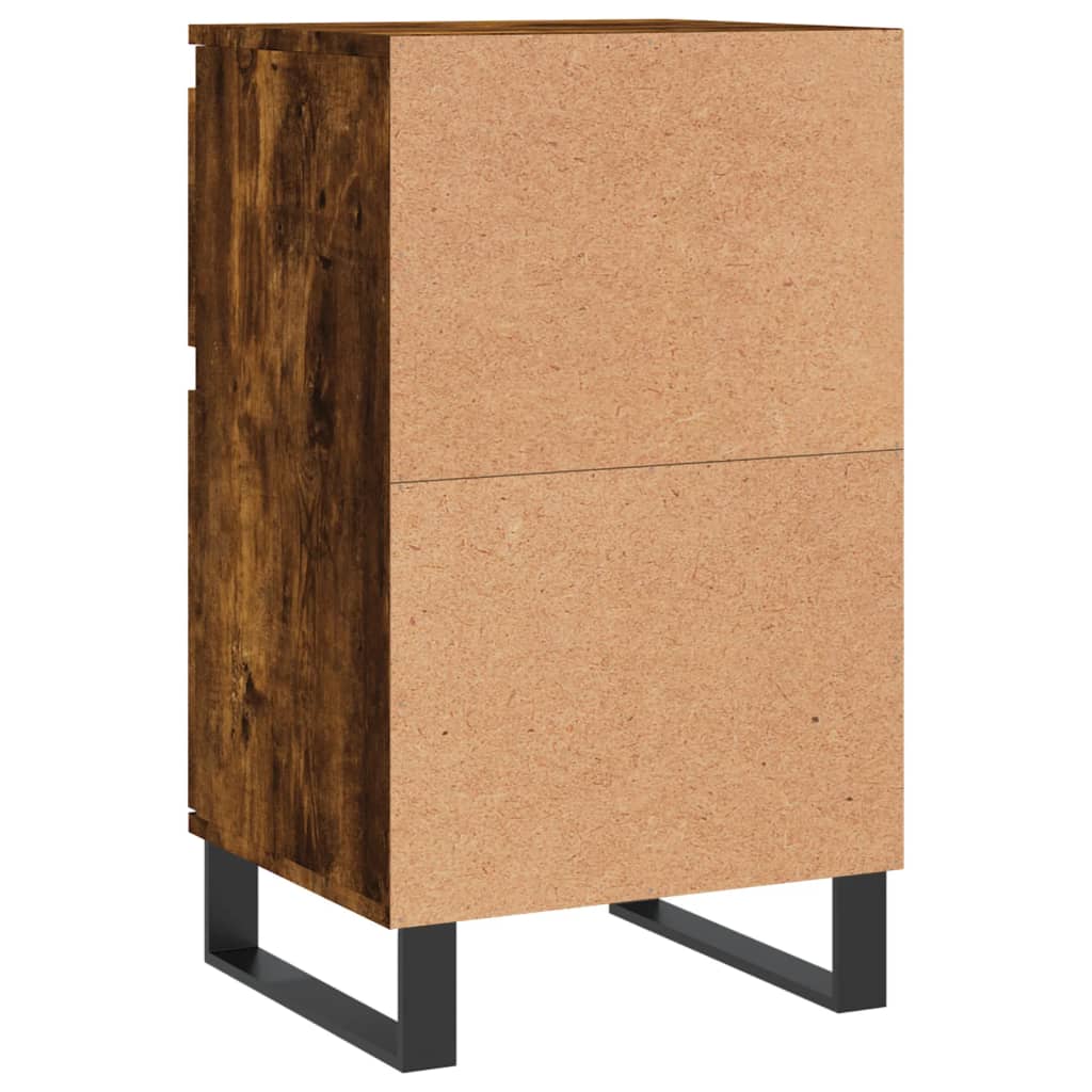 Komoda boja dimljenog hrasta 40 x 35 x 70 cm konstruirano drvo