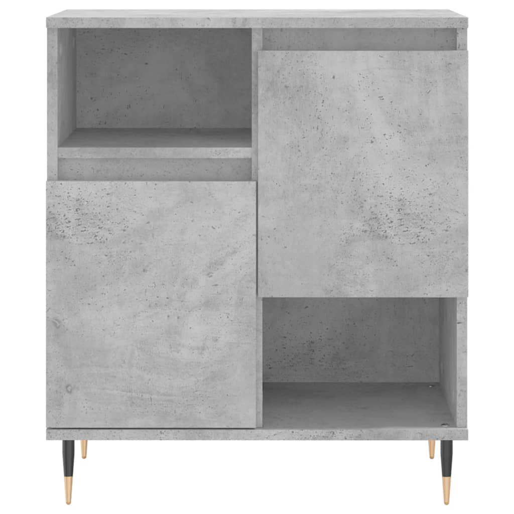 Komoda siva boja betona 60x35x70 cm od konstruiranog drva