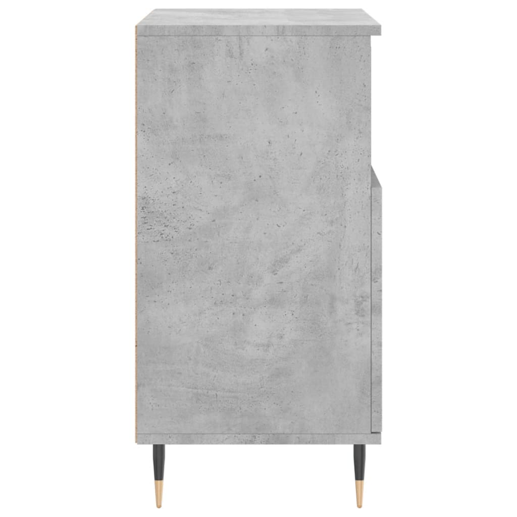 Komoda siva boja betona 60x35x70 cm od konstruiranog drva