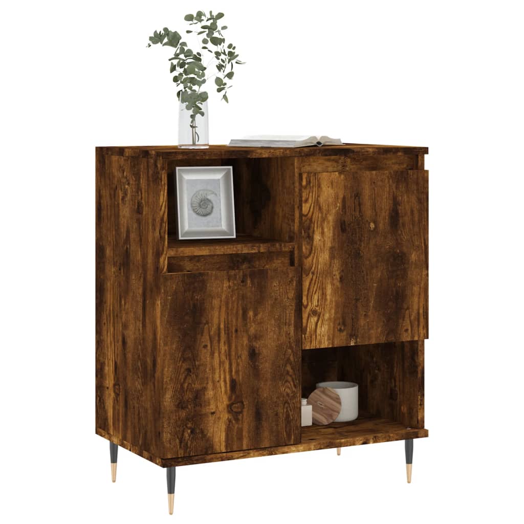 Komoda boja dimljenog hrasta 60 x 35 x 70 cm konstruirano drvo