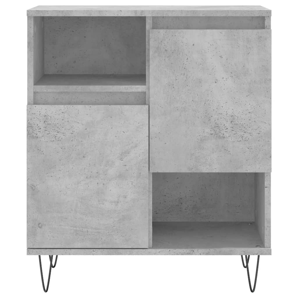 Komoda siva boja betona 60x35x70 cm od konstruiranog drva