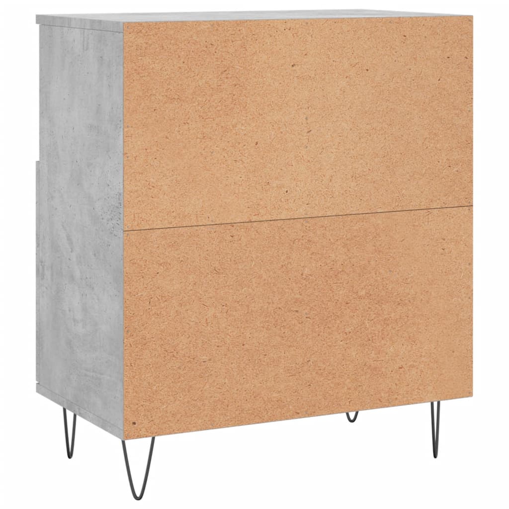 Komoda siva boja betona 60x35x70 cm od konstruiranog drva