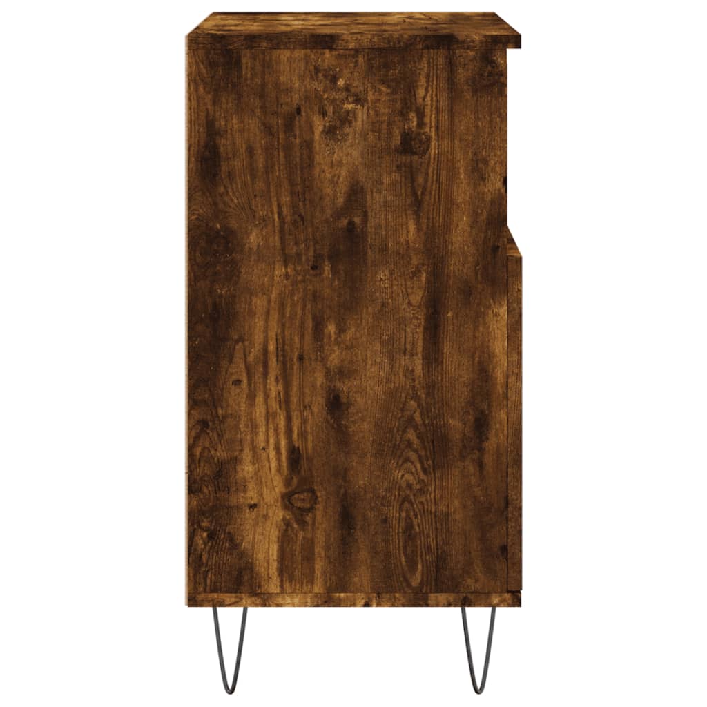 Komoda boja dimljenog hrasta 60 x 35 x 70 cm konstruirano drvo