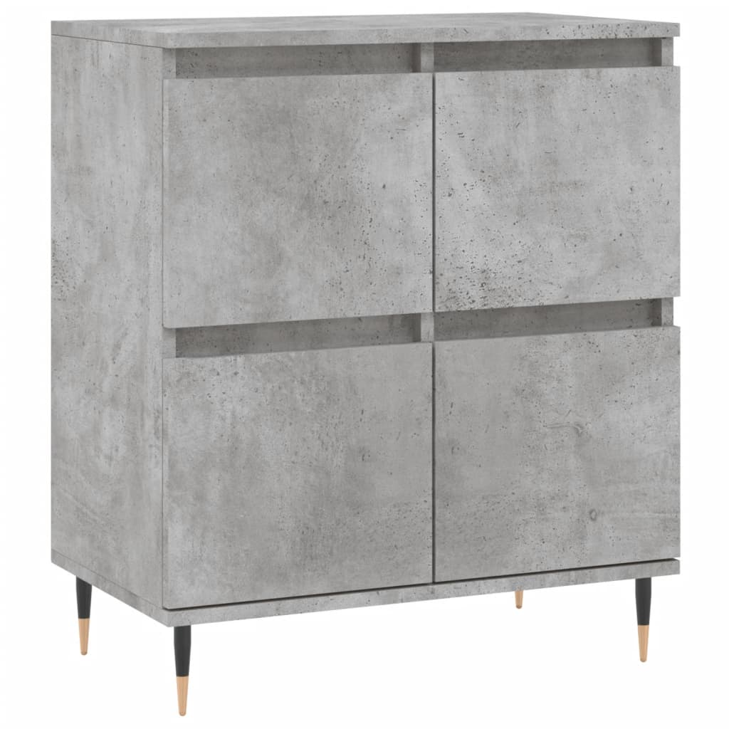 Komoda siva boja betona 60x35x70 cm od konstruiranog drva