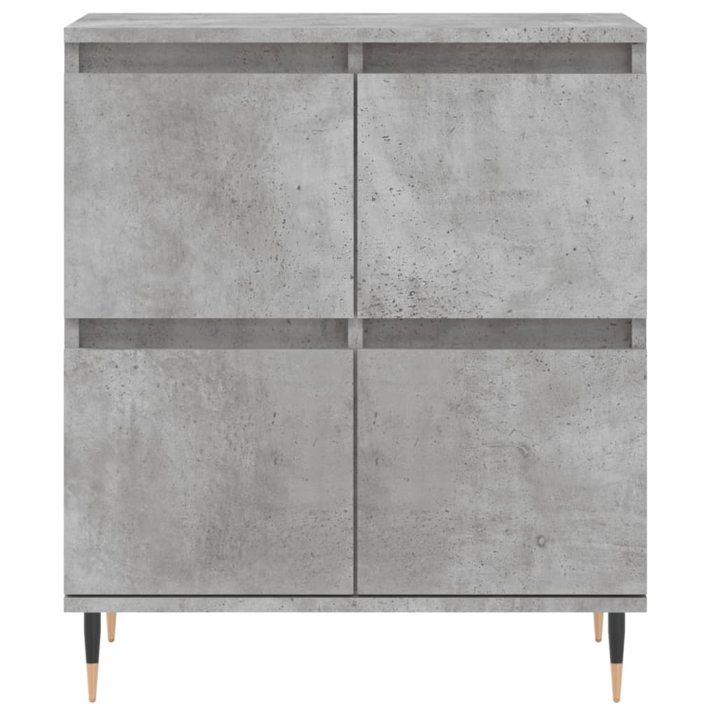 Komoda siva boja betona 60x35x70 cm od konstruiranog drva