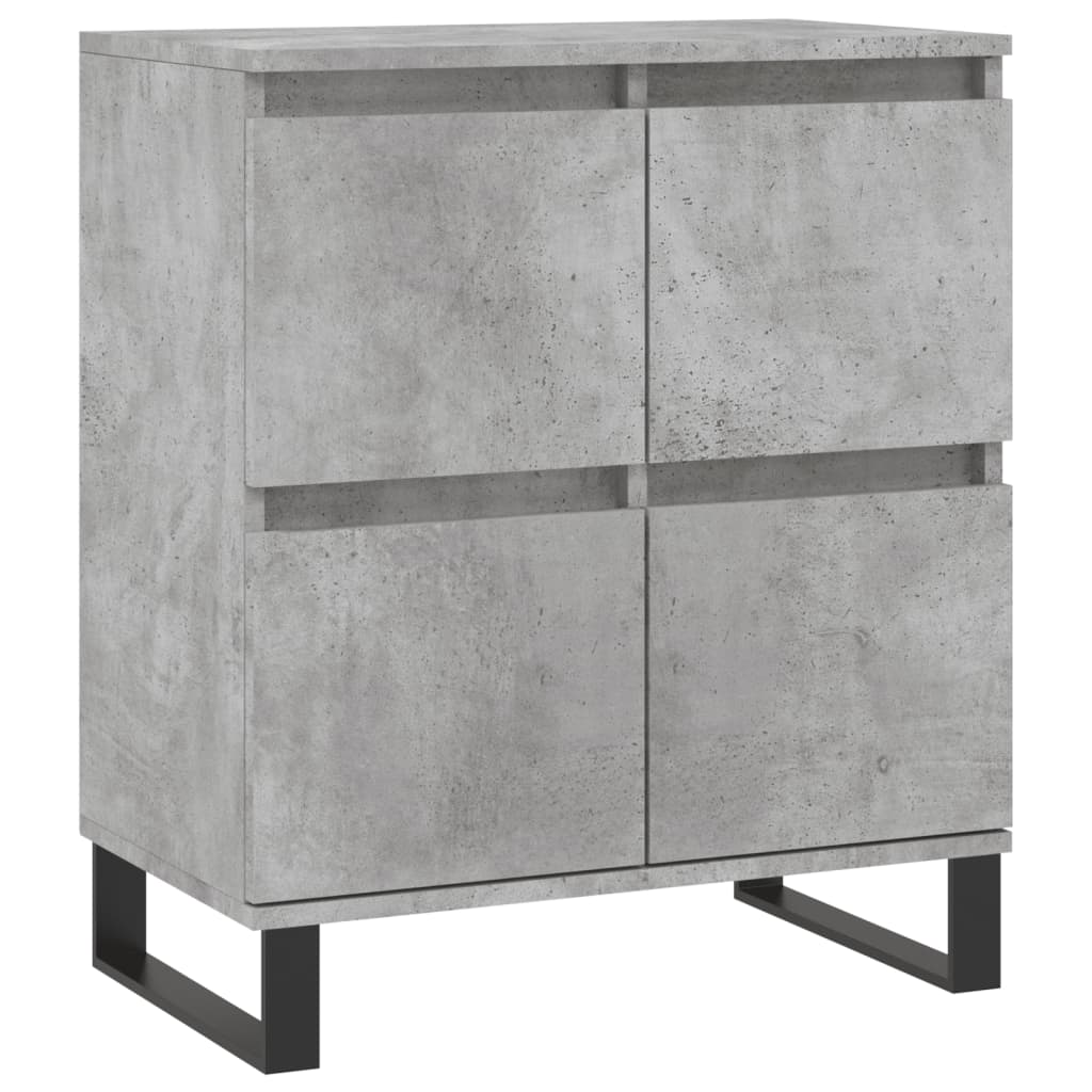 Komoda siva boja betona 60x35x70 cm od konstruiranog drva