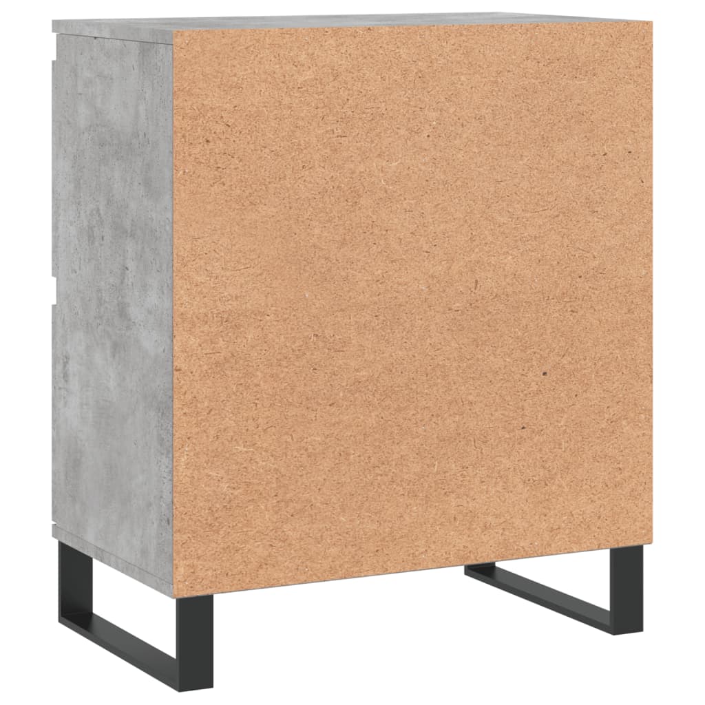 Komoda siva boja betona 60x35x70 cm od konstruiranog drva