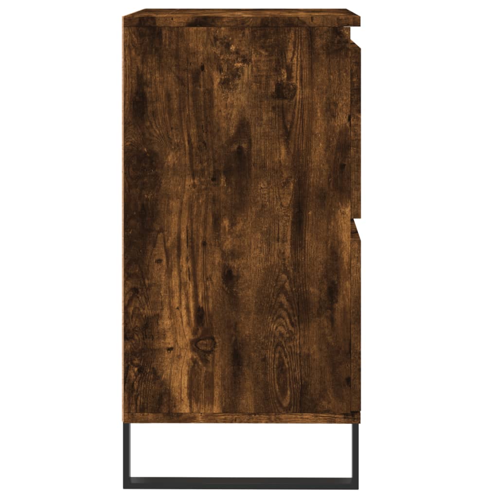 Komoda boja dimljenog hrasta 60 x 35 x 70 cm konstruirano drvo