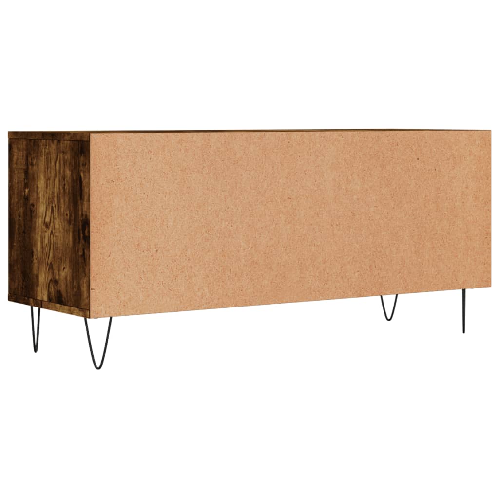 TV ormarić boja dimljenog hrasta 100x34,5x44,5konstruirano drvo