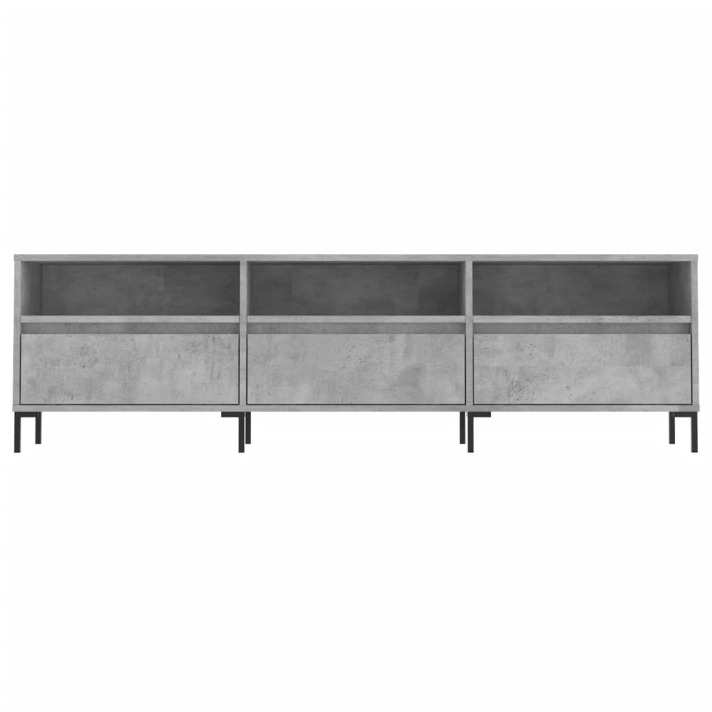 TV ormarić boja betona 150x30x44,5 cm od konstruiranog drva