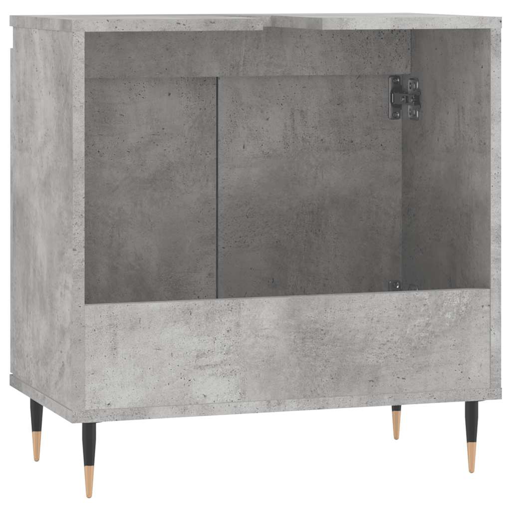 Kupaonski ormarić boja betona 58x33x60 cm od konstruiranog drva