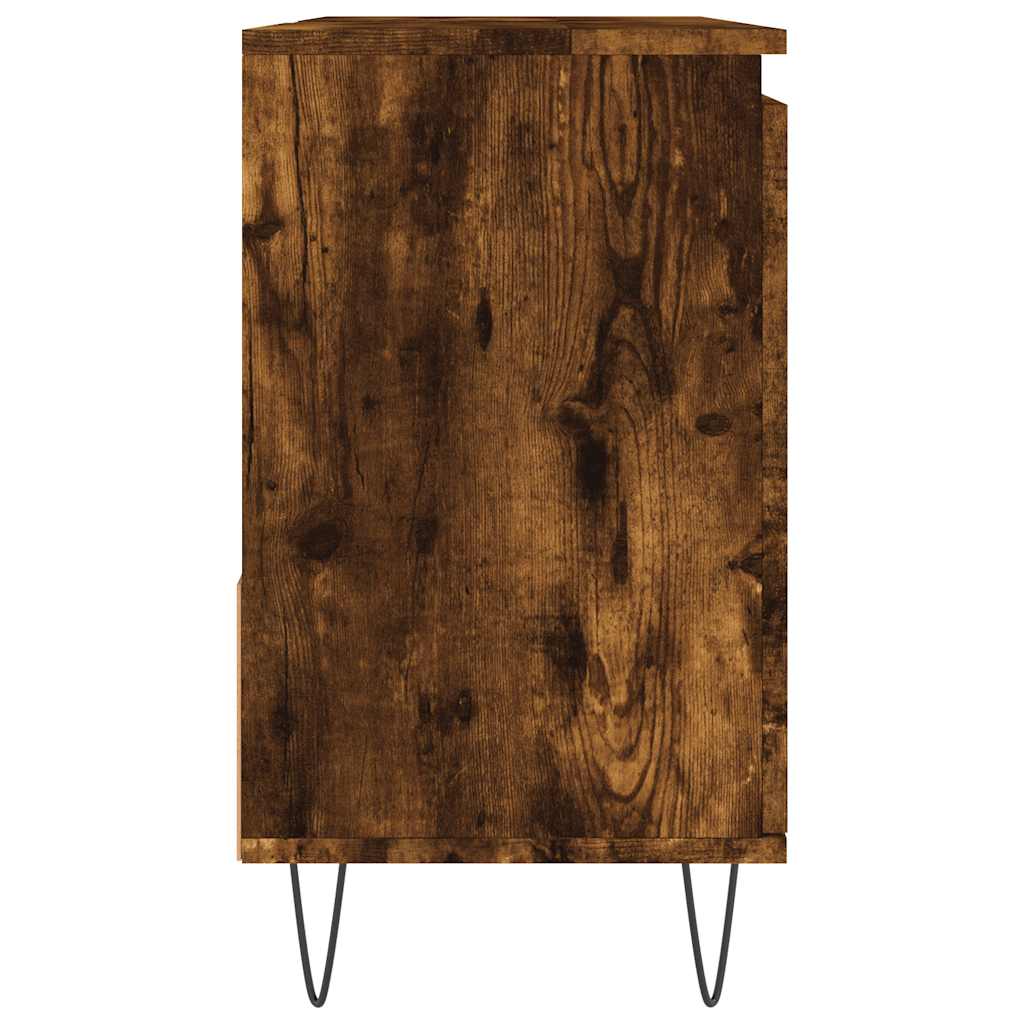 Kupaonski ormarić boja hrasta 65 x 33 x 60 cm konstruirano drvo
