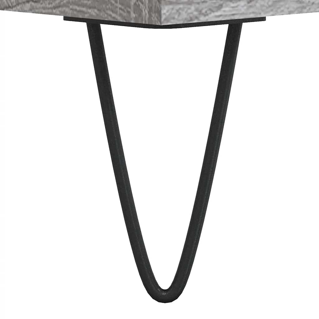 Kupaonski ormarić siva boja hrasta 80 x 33 x 60 cm drveni
