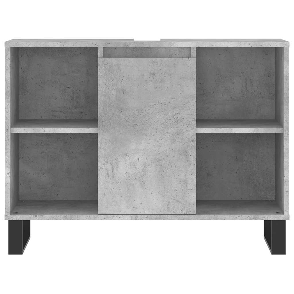 Kupaonski ormarić boja betona 80x33x60 cm od konstruiranog drva
