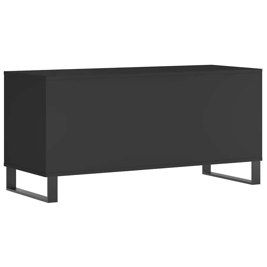 Ormarić za ploče crni 100 x 38 x 48 cm od konstruiranog drva