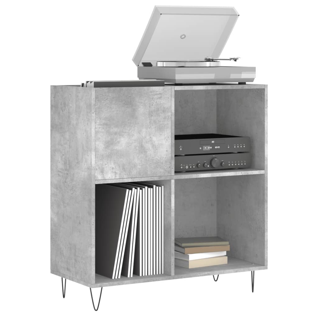 Ormarić za ploče boja betona 84,5x38x89 cm konstruirano drvo