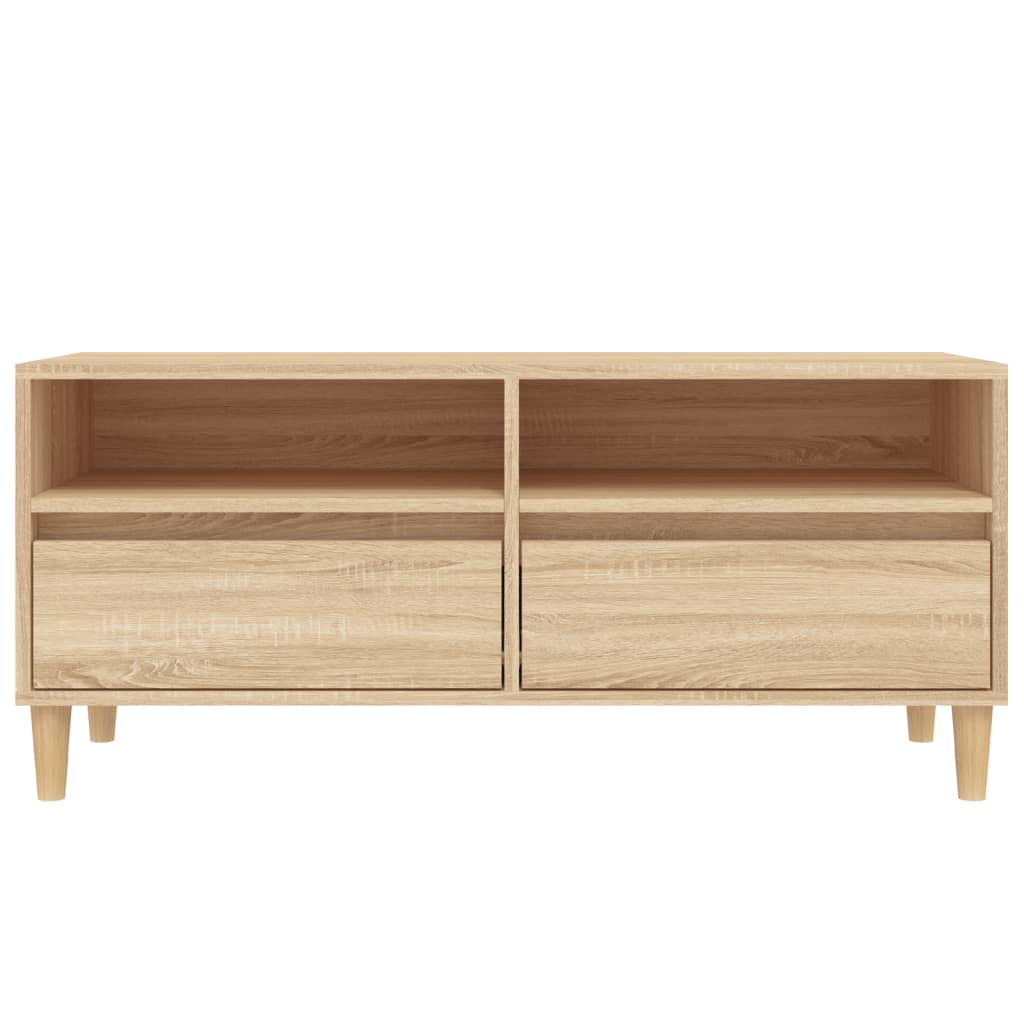 TV ormarić boja hrasta sonome 100x34,5x44,5cm konstruirano drvo