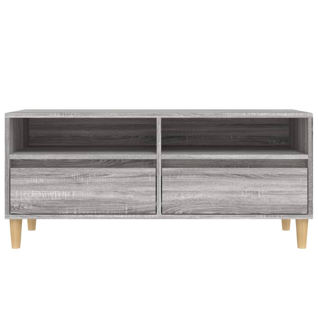 TV ormarić sivi Sonoma 100x34,5x44,5cm konstruirano drvo