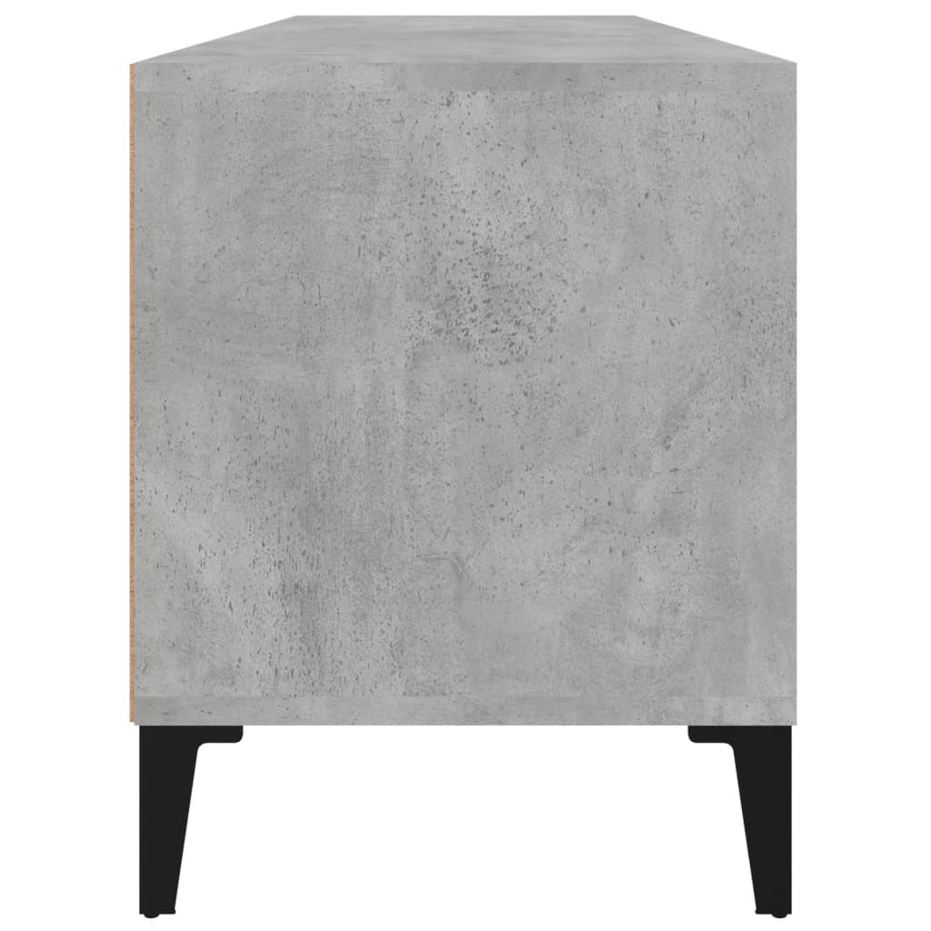 TV ormarić boja betona 100x34,5x44,5 cm od konstruiranog drva