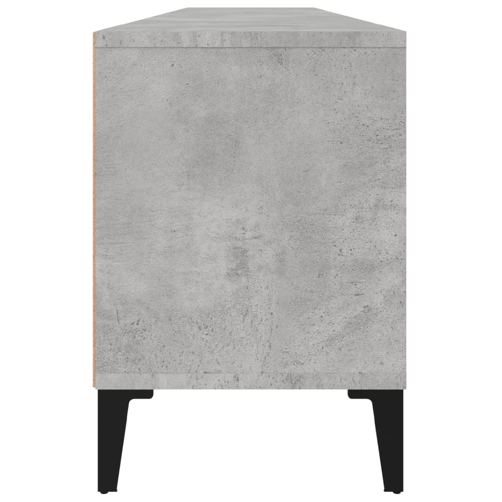 TV ormarić boja betona 150x30x44,5 cm od konstruiranog drva