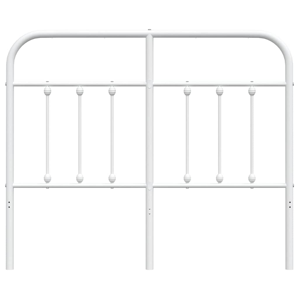 Metalno zamjensko uzglavlje bijelo 120 cm