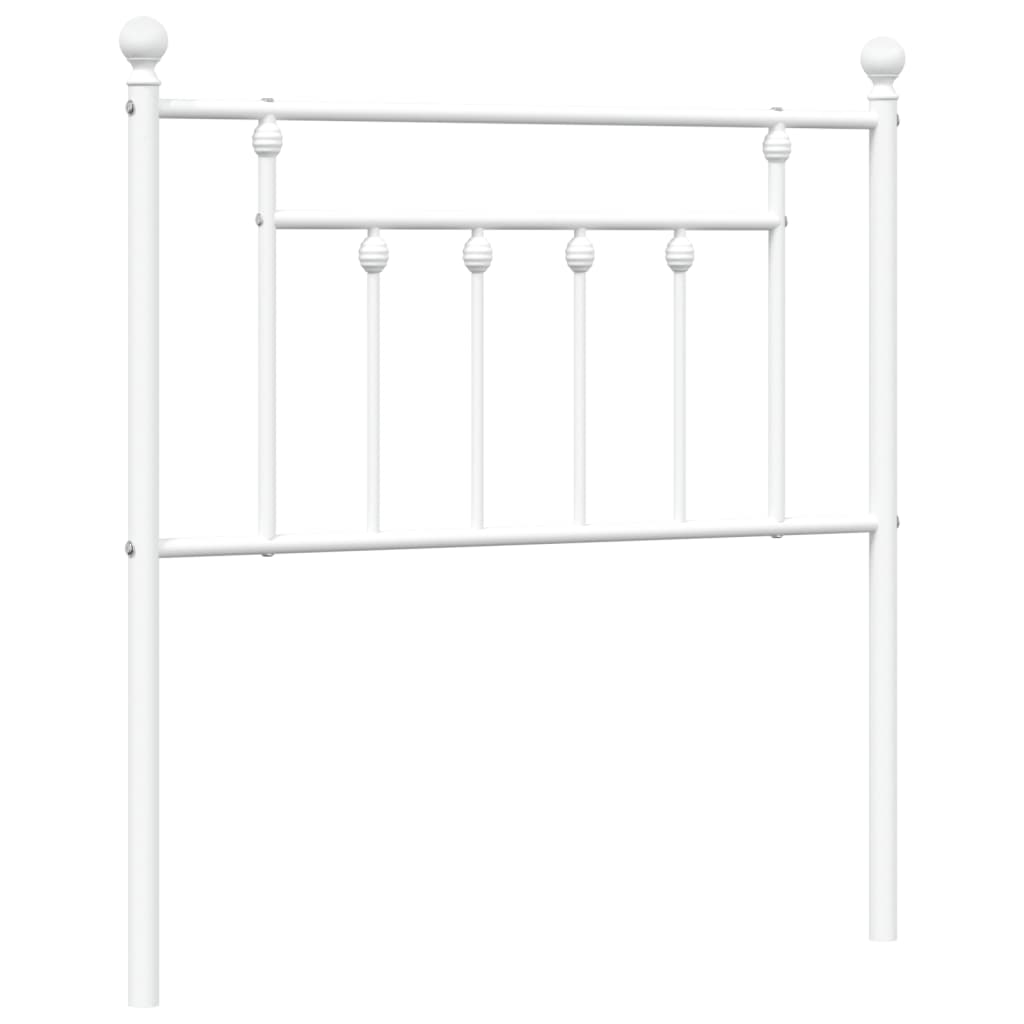 Metalno zamjensko uzglavlje bijelo 80 cm