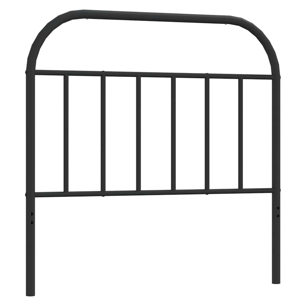 Metalno zamjensko uzglavlje crno 100 cm