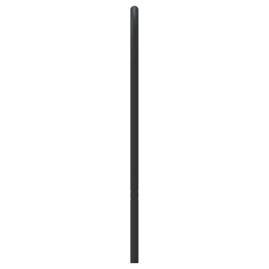 Metalno zamjensko uzglavlje crno 140 cm