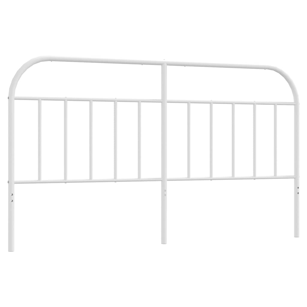 Metalno zamjensko uzglavlje bijelo 180 cm