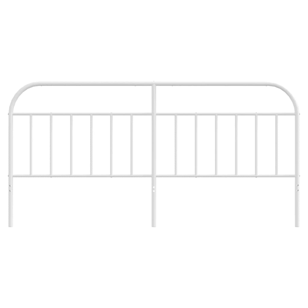 Metalno zamjensko uzglavlje bijelo 200 cm