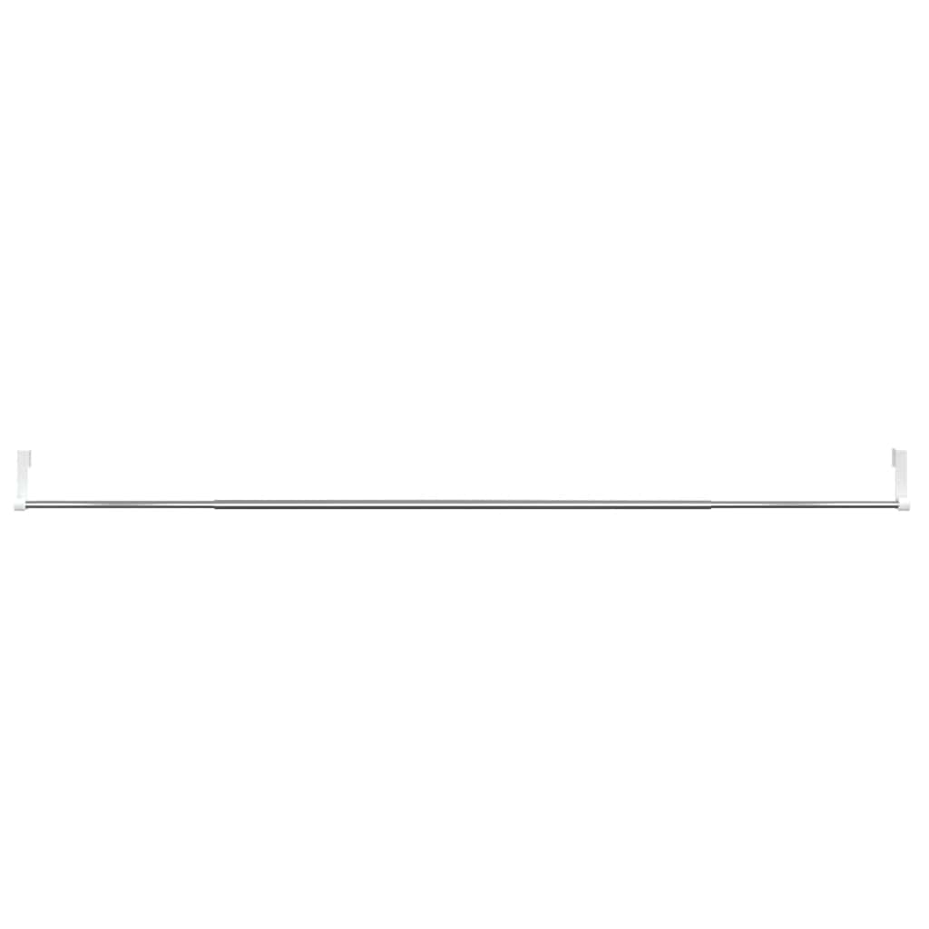 Karniše 2 kom bijelo-srebrne 90-135 cm aluminijske