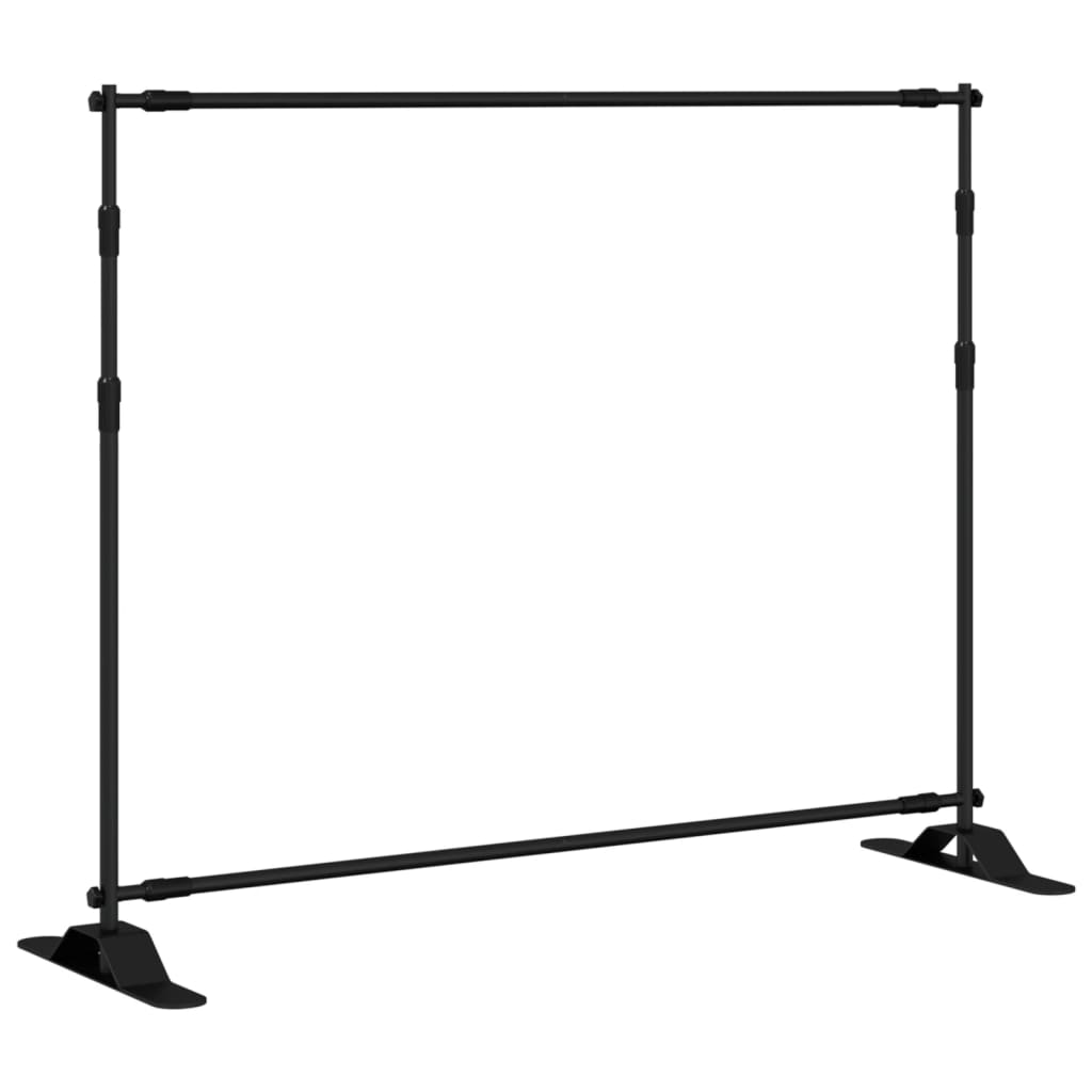 Stalak za pozadinu crni 254 x 243 cm čelični