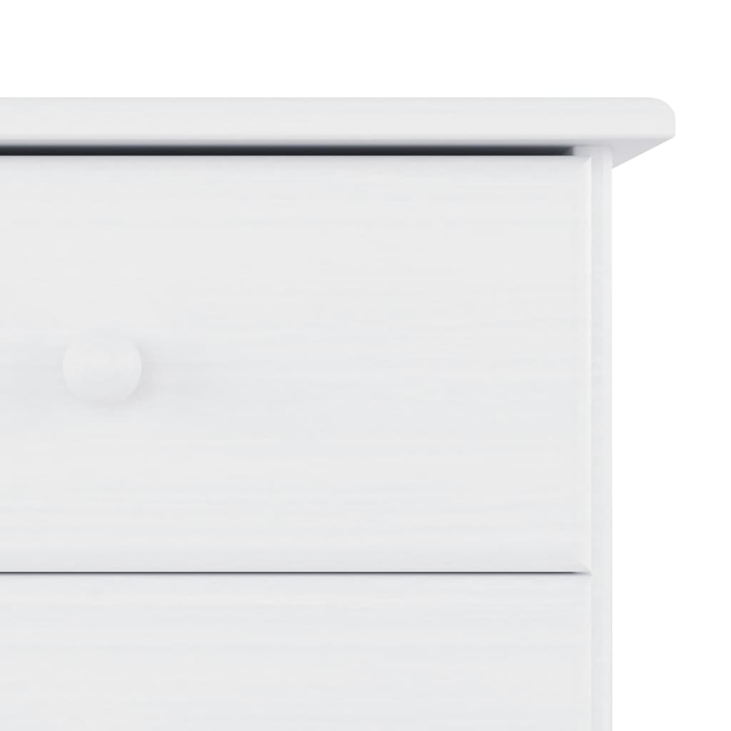 Ladičar ALTA bijeli 112 x 35 x 73 cm od masivne borovine