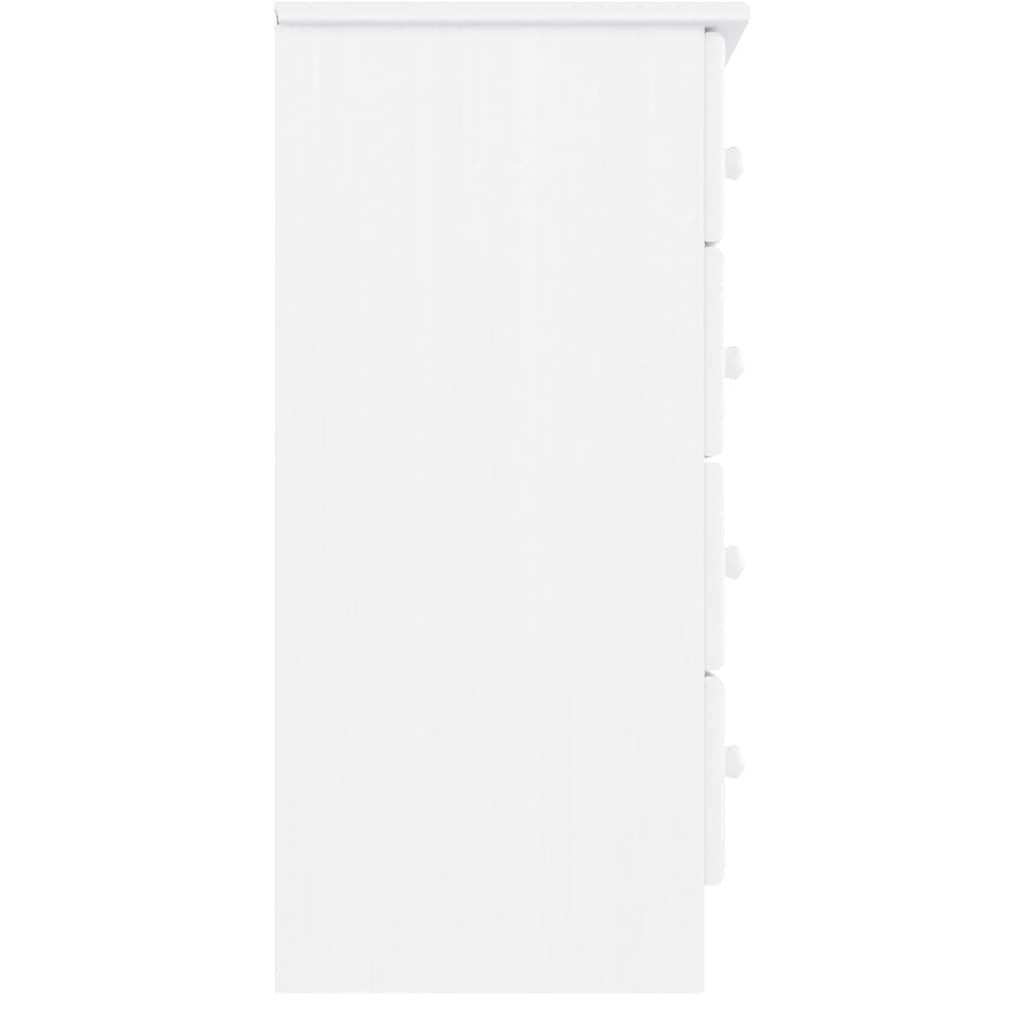 Ladičar ALTA bijeli 77 x 35 x 73 cm od masivne borovine