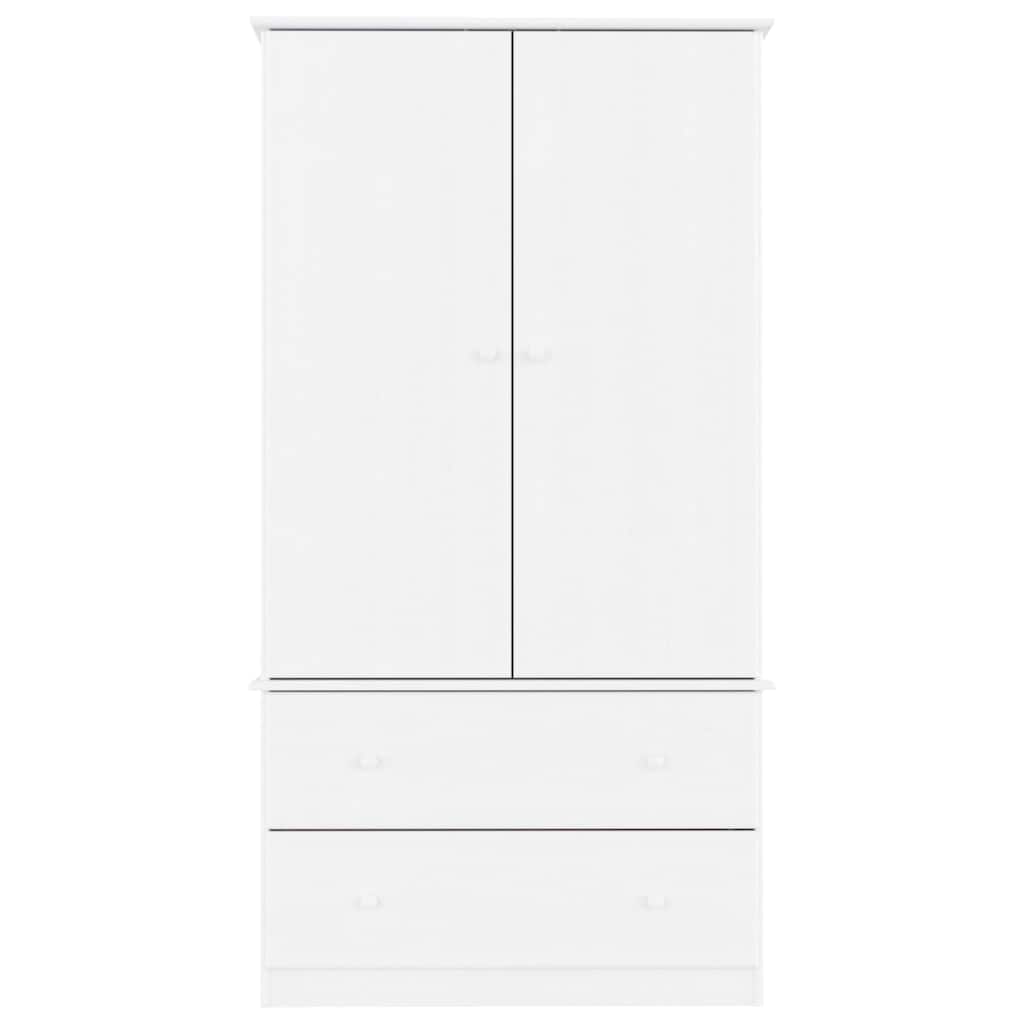 Ormar ALTA bijeli 90 x 55 x 170 cm od masivne borovine