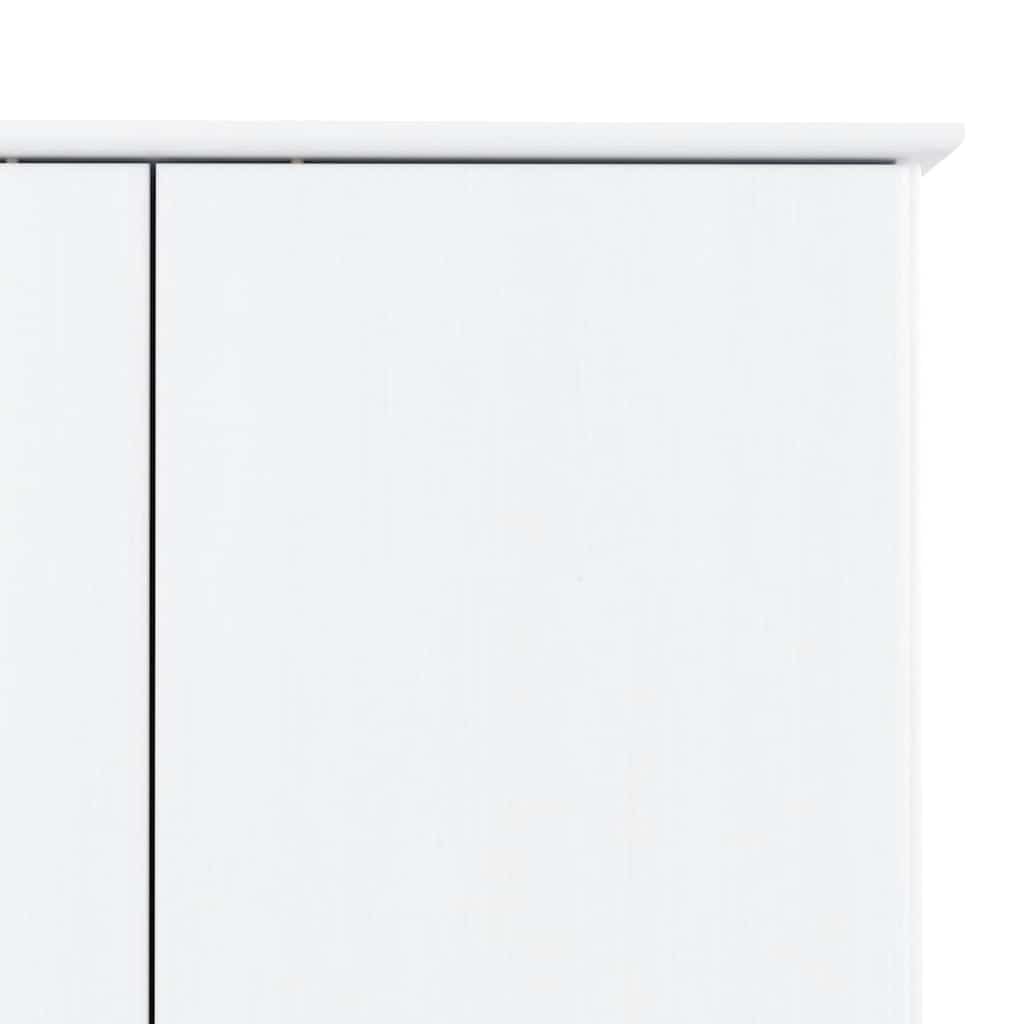 Ormar ALTA bijeli 90 x 55 x 170 cm od masivne borovine