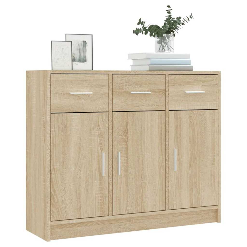 Komoda boja hrasta sonome 91x28x75 cm od konstruiranog drva