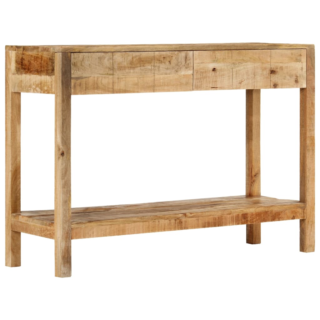 Konzolni stol s 2 ladice 110 x 35 x 75 cm masivno drvo manga