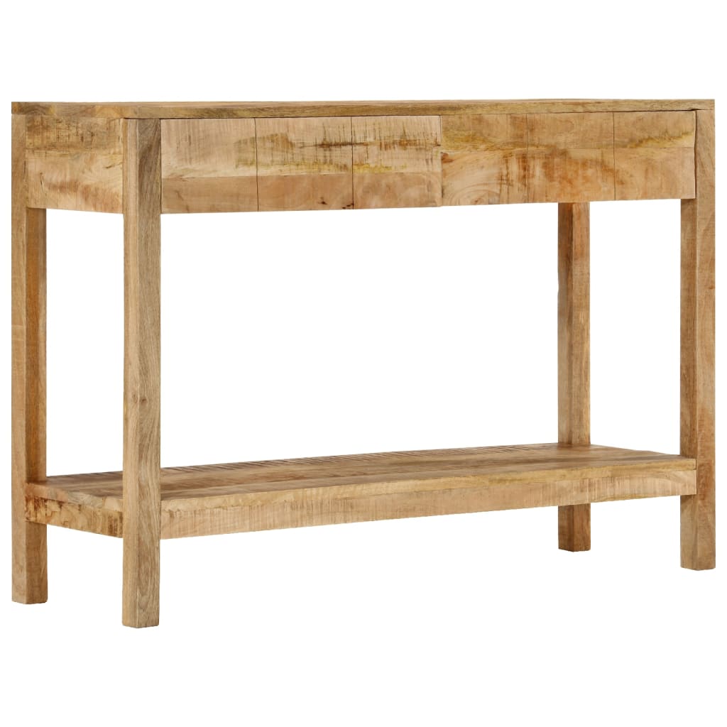 Konzolni stol s 2 ladice 110 x 35 x 75 cm masivno drvo manga