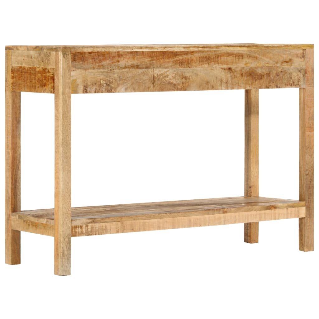 Konzolni stol s 2 ladice 110 x 35 x 75 cm masivno drvo manga