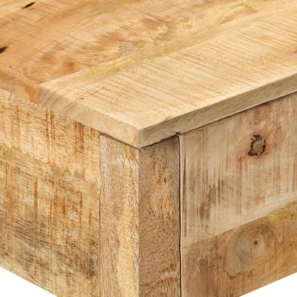 Konzolni stol s 2 ladice 110 x 35 x 75 cm masivno drvo manga