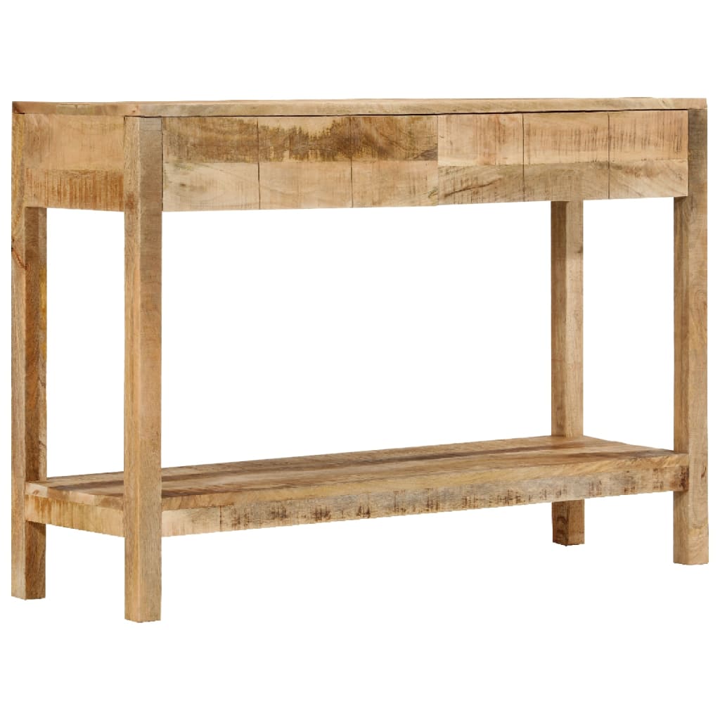 Konzolni stol s 2 ladice 110 x 35 x 75 cm masivno drvo manga