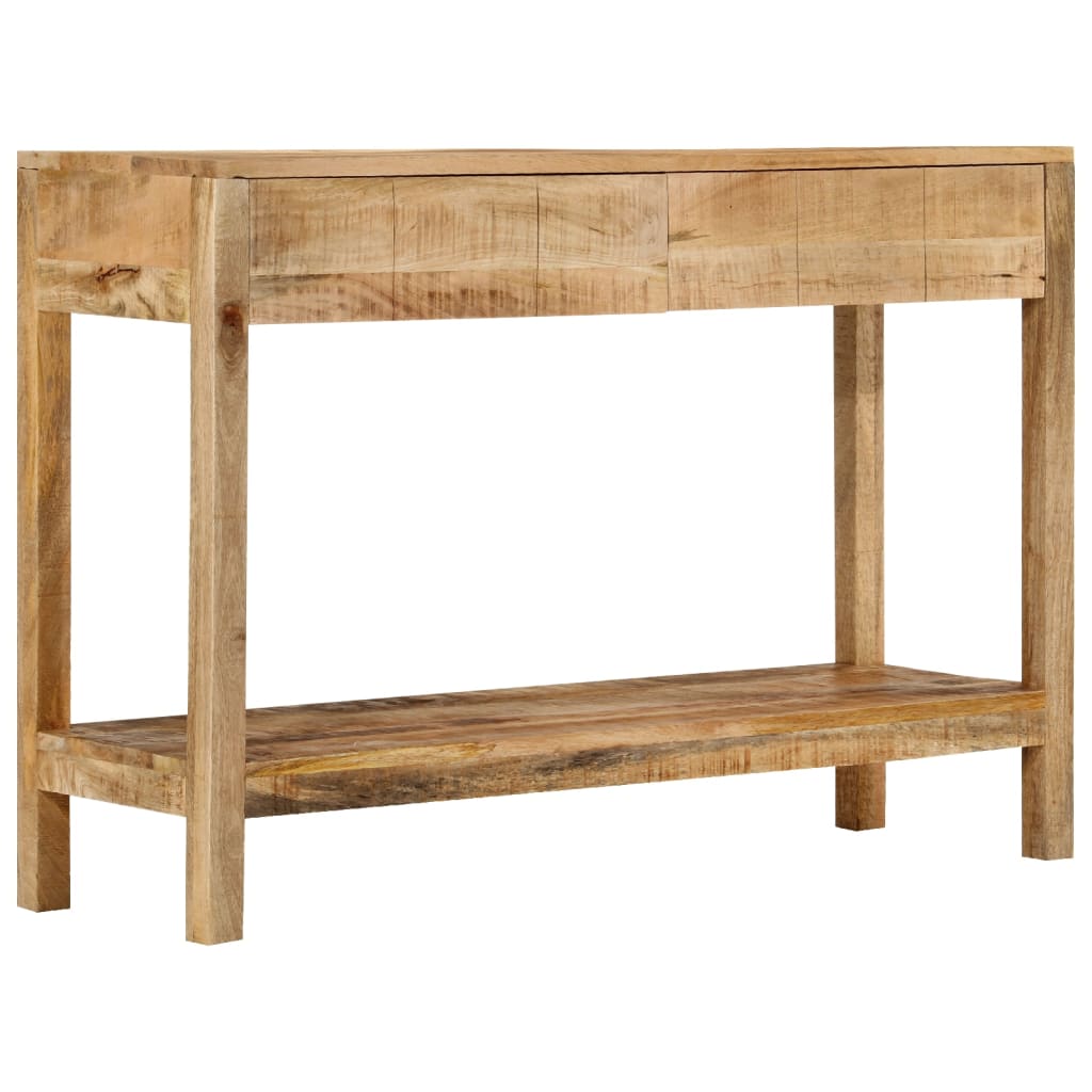 Konzolni stol s 2 ladice 110 x 35 x 75 cm masivno drvo manga