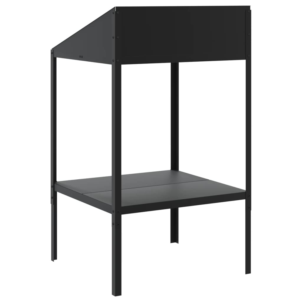 Stalak za biljke antracit 56,5 x 54,5 x 100 cm pocinčani čelik