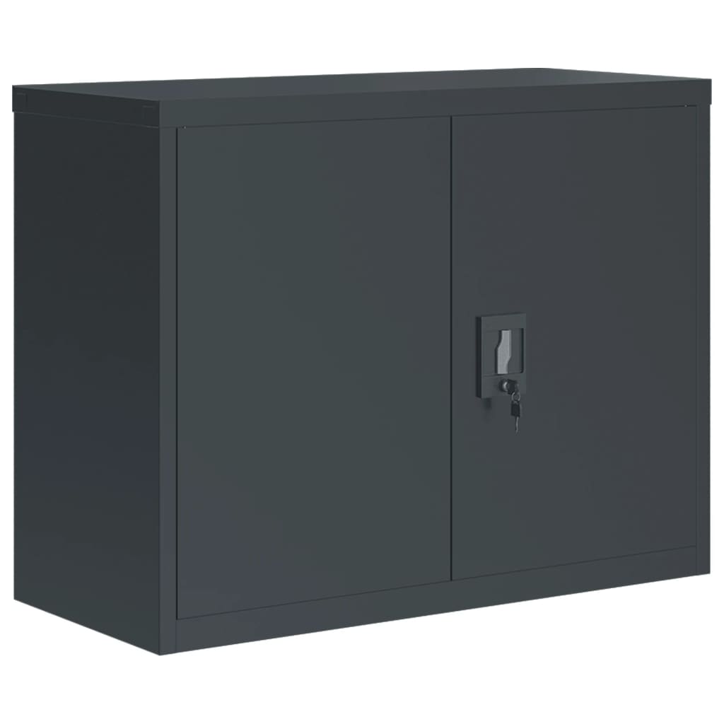 Ormarić za spise antracit 90 x 40 x 70 cm čelični